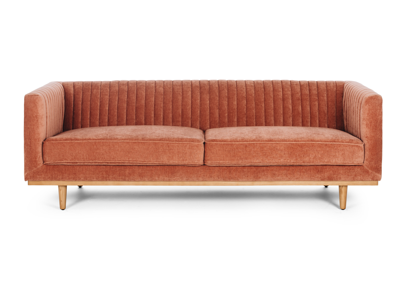 Madison 3 seater sofa - Amber Rose
